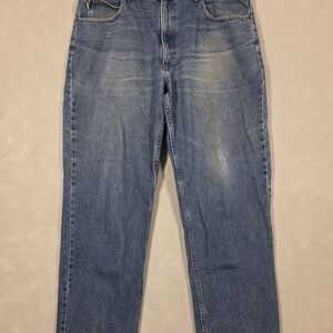 LL Bean Classic Fit Men 100% Cotton Jeans Blue Denim (M290)